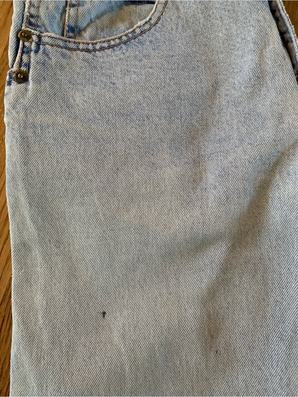 Vtg 90s Zena High Waisted Thrashed Mom Jeans Made in USA Sz 10 Fits 27 28 - Picture 13 of 16